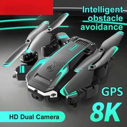 Drones 8K Professional Dual Camera 5G GPS Quadrotor Helicopter RC Distance Optical Flow HD Aerial Obstacle Avoidance Drone 240416