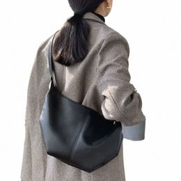 trendy Pleated Shoulder Bag for Women Soft PU Leather Crossbody Bag Designer Dumpling Bag Fi Tote Cloud Hobo Bolsas v070#