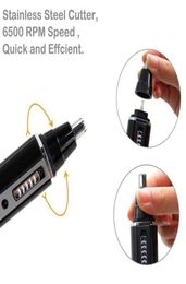 4 in 1 Nose Trimmer Mens Electric USB Rechargeable Grooming Shaving Eyebrow Sideburns Men039s Facial and Body Faci2085425
