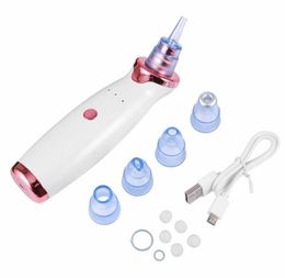 Blackhead Remover Face Skin Vacuum Pore Cleaner 5 Suction Acne Pimple Removal Tool Mini Facial Steamer drop ship epack8709662