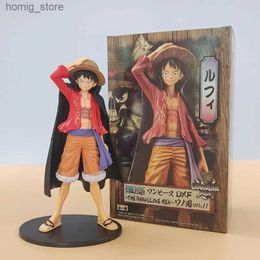 Action Toy Figures 17cm One Piece Luffy Character Model Monkey D. Luffy Action Character One Piece Animation Statue Series Decoration PVC Model Toy Y240415