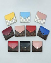 sarah wallet Victorine Short Wallets Card Holder Contrast Colour Handbag Luxurys Designers Bag Wallet Coin Purse With original box 3591930