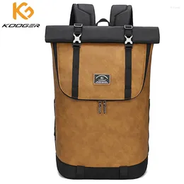 Backpack 15.6inch Laptop Women Men Roll Top Waterproof Travel Bang Hiking Rucksack Lightweight Casual Daypack Stylish School Bag