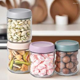 Storage Bottles Glass Food Containers 4pcs Leak-Proof Jar Set Good Sealing Safe Food-Grade Jars & Canisters