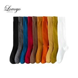 Sexy Socks Women Cotton Knee High Socks Black White Solid color Fashion Casual Calf Sock Female Girl Party Dancing Sexy Long Socks 240416