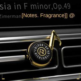 Car Air Freshener New car outlet fragrance musical notes solid car fragrance diffuser perfume air freshener accessories interior L49