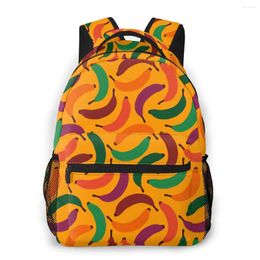 Backpack NOISYDESIGNS School Bags Banana Fruit Design For Teenagers Girls Kids Boys Children Student Shoulder Bag Bolsa Escolar