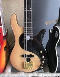 Customised whole foderaa active 5string bass gold hardware bass guitar yin and yang bass providing Customised services7753371