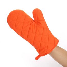 2024 1Pcs Microwave Oven Glove Insulated Kitchen Tool Baking Gloves Cotton Heat Resistant Non-slip Mitten Kitchen Gloves for microwave oven