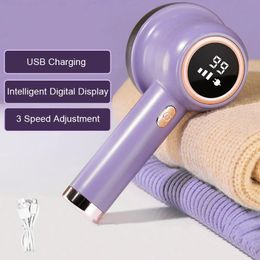 Electric Lint Remover for Clothing USB Rechargeable Fabric Fuzz Shaver Portable Hair Ball Trimmer Anti Pilling Clothes Razor 240415