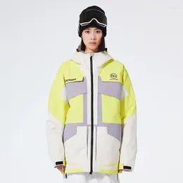 Skiing Jackets Winter Ski For Women Breathable Waterproof Snowboarding Overcoats Men Thickening Insulation Snow Clothing