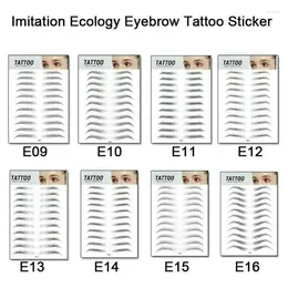 Makeup Brushes Water-based Hair-liked Authentic Eyebrow Sticker False Eyebrows Stickers