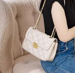 Fashion bag New Summer Genuine Leather Shoulder Bag Chain Bag High end Crossbody Underarm Bag