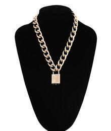 Vine Chunky Thick Link Chain Necklace For Women Gold Colour Couple Pendants On Neck Fashion Jewellery Gifts9958618
