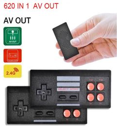 Extreme Super Mini Box 24G Wireless Gamepad Handheld Game Player 620games Retro 8 Bit Games Support TV Output Game Console3860551