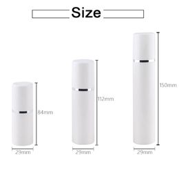 15 30 50ML Empty refillable white highgrade airless vacuum pump bottle Plastic cream lotion Container Tube Travel Size EEF39354830855