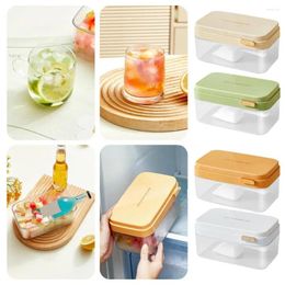 Baking Moulds Ice Storage Container Touchless Taste-proof Maker 28 Cavity Cube Mould With Lid For Whiskey Cocktail Tea Coffee Home