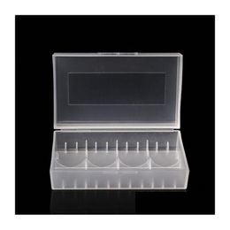 Battery Storage Boxes 20700 21700 Case Safety Holder Container Plastic Portable Fit 2X20700 Or 2X21700 Batteries Drop Delivery Electro Otz8P