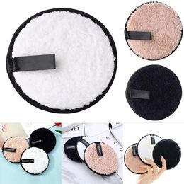 Nytt 4PC Remover Microfiber Cotton Pad Cosmetics Washable Makeup Handduk Rengöring Sponge Skin Care Tool