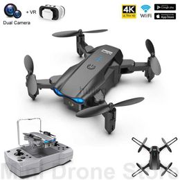 Drones KY906 Mini Drone 4K Camera Aerial Photography WiFi FPV RC Quadcopter Storage Remote Control Design Helicopters Toys Free Return 24416