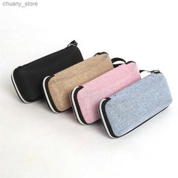 Sunglasses Cases 1PC Portable Eyewear Cases Cover Sunglasses EVA Hard Case Cover Women Men Eyeglasses Box With Lanyard Zipper Eyeglass Protector Y240416