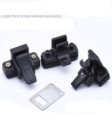 Electric Car Glass Buckle Tricycle Glass Clip Whole Shed Semi Covered Car Closed Four Wheel Window Lock Catch8929086