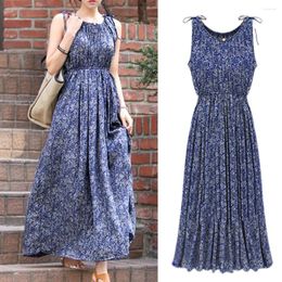 Casual Dresses Women's Sleeveless Floral Daily Bohemian Dress Girls Summer Fashionable And Weekend Party Ropa De Mujer