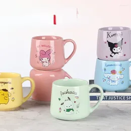 Mugs Cute Cartoon Japanese Yugui Dog Melody Ceramic Cup And Mug Wholesale Gift With Hand