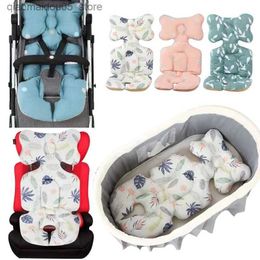 Stroller Parts Accessories Baby stroller liner baby seat cushion cotton Q240416