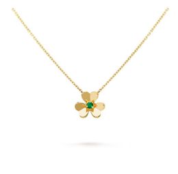 frivole pendant necklace 3 leaf clover necklace Multiple specifications Multiple styles gold rose gold silver crystal diamond neck2321131