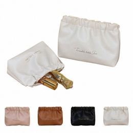 makeup Bag Mini Cosmetic Bag Storage Bag Travel Supplies Coin Purse Automatic Closed Self-closing Coin Bags Change Storage q79S#