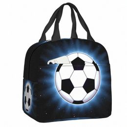 soccer Ball Lunch Box Football Pattern Cooler Thermal Food Insulated Lunch Bag School Children Student Reusable Picnic Tote Bags R82r#