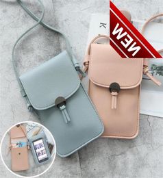 Transparent Touch Screen Retro Simple Mobile Phone 2022 Women Pu Chain Messenger s Small Flap Mini Shoulder Bag98815732955160