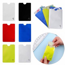 1pcs/set Smart Anti Theft for RFID Credit Card Holder Protector Blocking Case Aluminium Safety Bank Cards Cover Protect Box 074V#