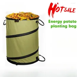 Storage Bags Cross-border Manufacturers Folding Leaf Bag Garden Large Capacity Spring Bin Lawn Wholesale