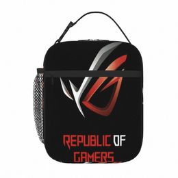 new 2Asus Republic Of Gamers Logo Lunch Tote Lunch Bags Thermo Ctainer Lunch Bags For Women G9uU#