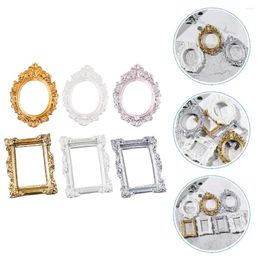 Frames 6pcs Po Frame Design Phone Shell Decor Accessories Crafts Making Materials