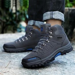 Fitness Shoes Middleboots Size 44 Trainers Men Military Hiking Accessory Sneakers Sport Outing Sapateneis Baskette Second Hand YDX2