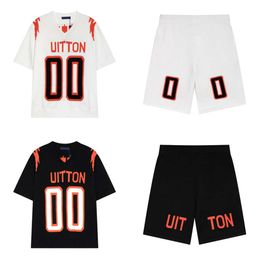 Mens Jersey Basket Basketball Suit Summer White Two Pieces Suit Tees Shorts Summer New 2024 Fashion Designer Tracksuits Pollovers Tops Clothes FZ2404168