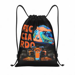 custom Ricciardo Day Gifts Drawstring Bag for Shop Yoga Backpacks Women Men Sport Motorcycle Sports Gym Sackpack s9yq#