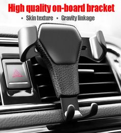 Universal Car Phone Holder Air Vent Mount Stand For Phone In Car No Magnetic Mobile Phone Stand Holder with retail package1635875