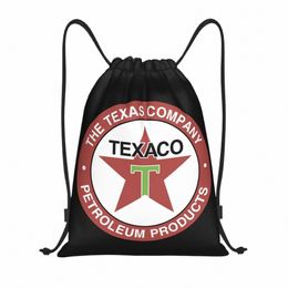 custom Texaco Funny Birthday Vintage Gift Drawstring Bag Men Women Lightweight Sports Gym Storage Backpack P5SX#