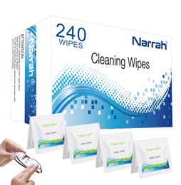 Cell Phone Parts Fashion 240 Cleaning Wipes Gently Wipe Easily Clean your Lens8610774