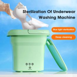 Machines Portable Folding Washing Hine with Dryer Bucket for Clothes Socks Underwear Cleaning Washer Mini Small Travel Washing Hine