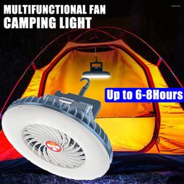 Portable Lanterns Rechargeable Light Camping Fans Lamp Multi-functional Outdoor Night Emergency Tent With Hook