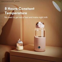 Bottle Warmers Sterilizers# Portable electric kettle for baby formula milk temperature adjustable display for travel Q240416