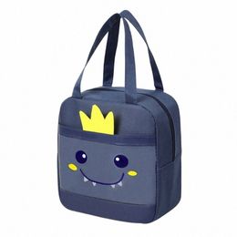 cute Carto Lunch Bag for Boys Girls Reusable Insulated Lunch Box Cooler Tote Bag 517D 03Xi#