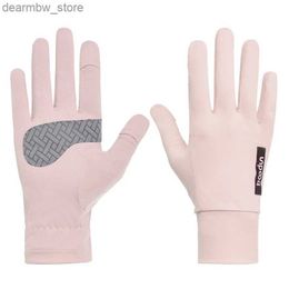 Cycling Gloves Cycling gloves summer outdoor sports sun protection touch screen breathab anti slip and UV resistant L48