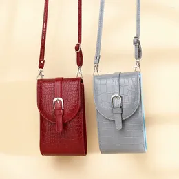 Shoulder Bags Bag Women's 2024 Slung Spring And Summer Small Square With Buckle Single Mobile Phone