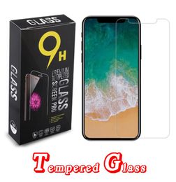Screen Protector for iPhone 12 11 Pro XS Max XR Tempered Glass Protectors Film 033mm with Paper Box1682034